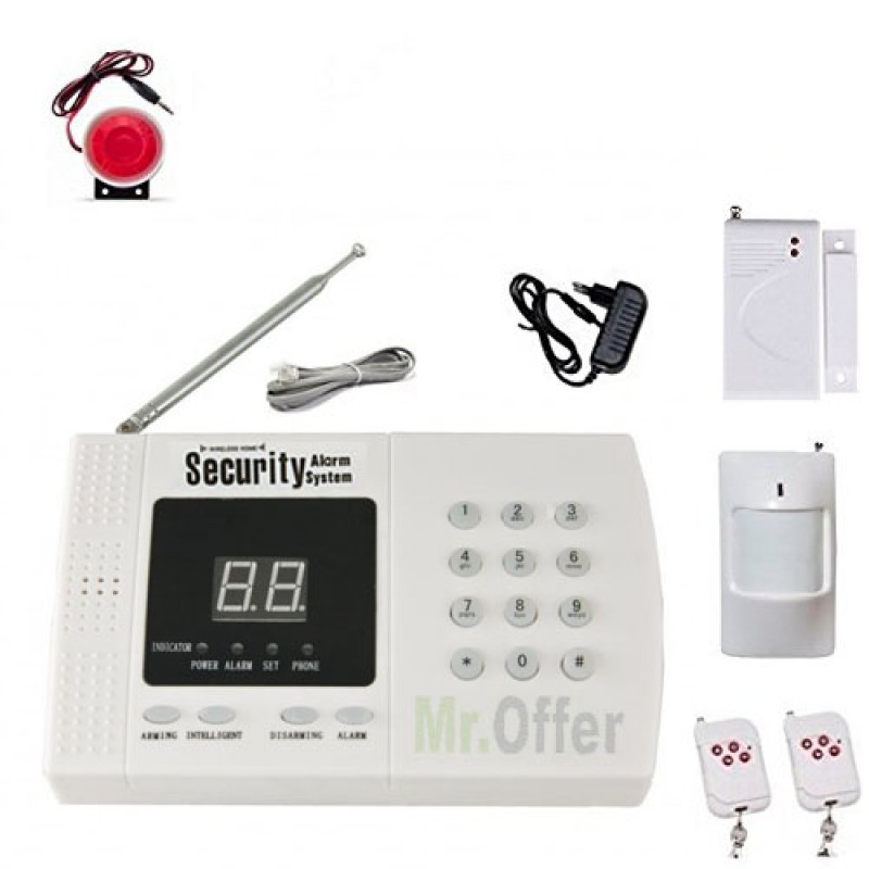 Kit antifurto casa wireless allarme casa senza fili con combinatore telefonico eBay